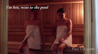 Amina and Yana relax in the sauna. He wanted girls to use it and make everyone eat it even if he begged them to stop! We've started. Meanwhile, Vitalij was waiting in the toilet. The girls rigidly used the new slave and sent him home to his wife (he is married)!